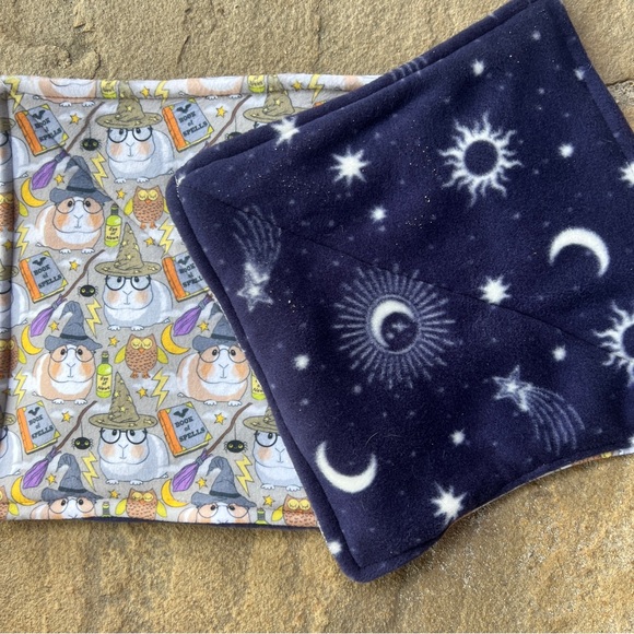 Guinea Pig Rabbit Small Animal Pee Pad Wizard Washable 11” Lap Reversible - Picture 5 of 5